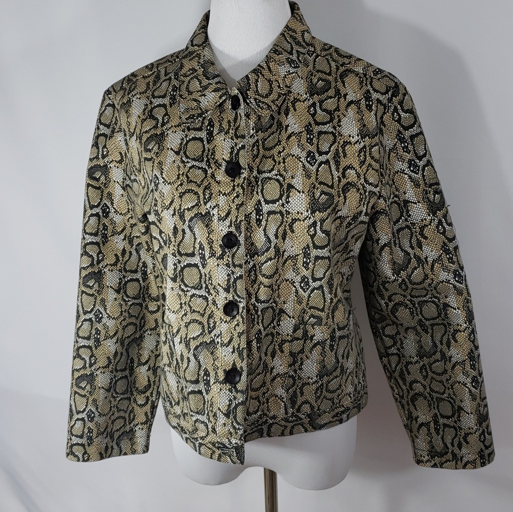 🎄💙💙Host Pick💙💙🎄Faux Snake Skin Jacket